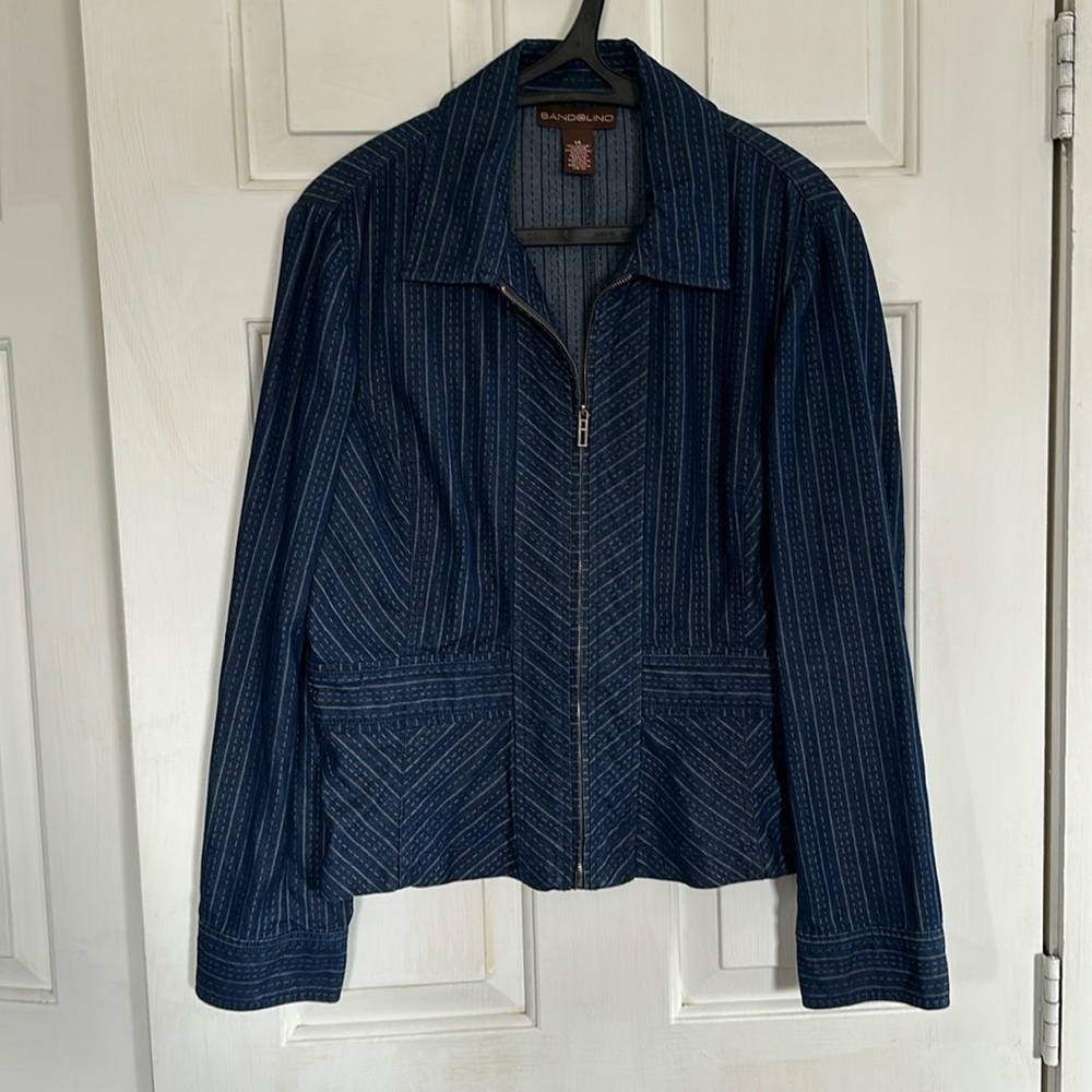 Bandolino Denim Jacket size 14